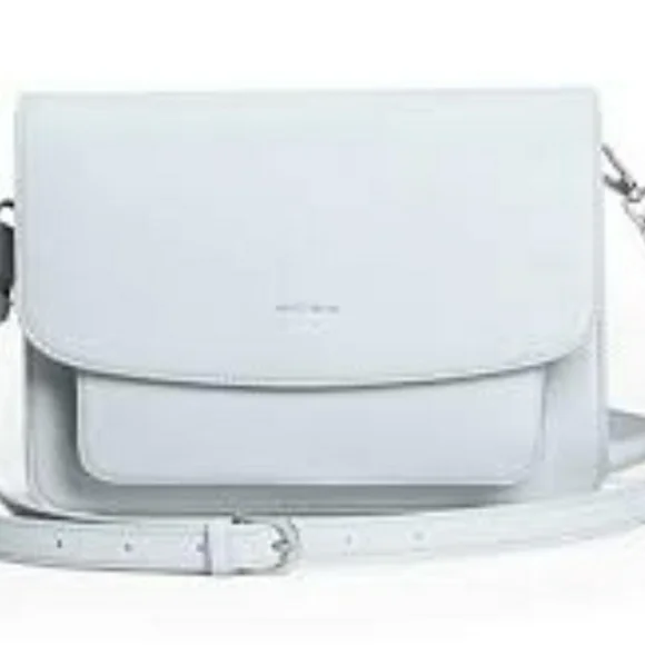 Pixie Mood Bags Pixie Mood Zoe Leather Crossbody Light Grey